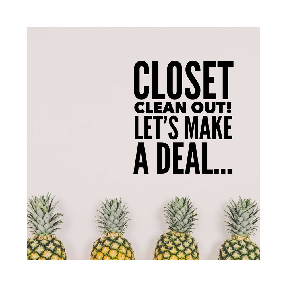 Closet Clean Out! 🍍🍍
